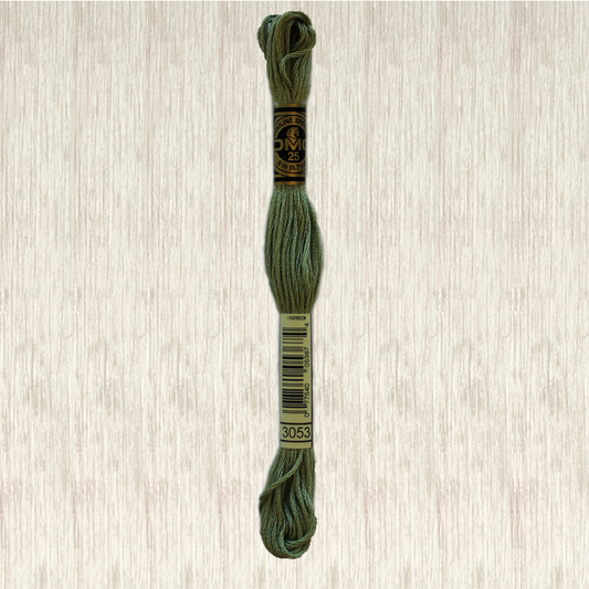 DMC 3053 Green Gray 6 Strand Embroidery Floss