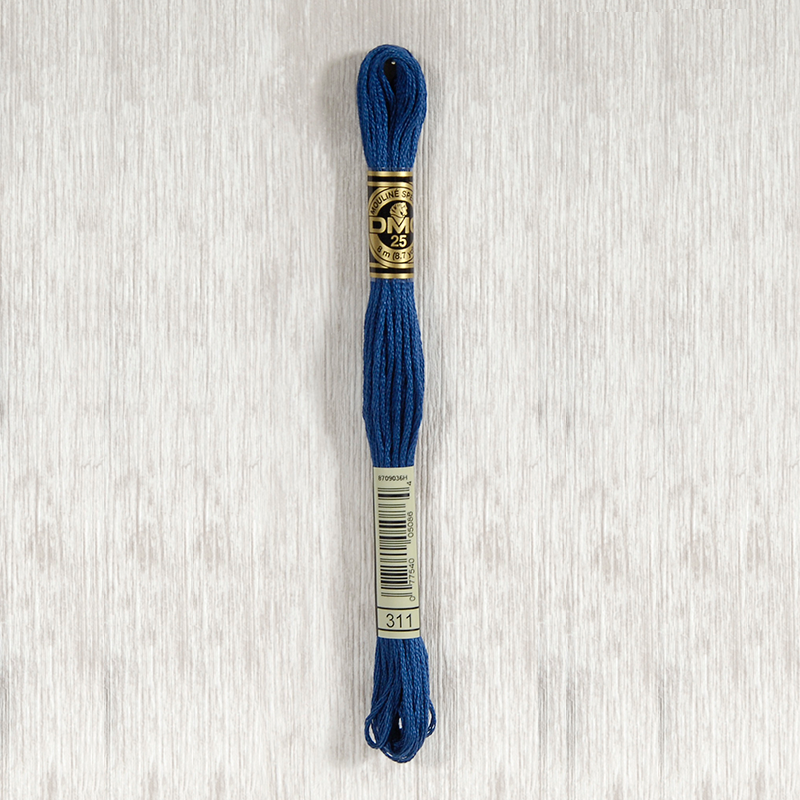 DMC 311 Medium Navy Blue 6 Strand Embroidery Floss