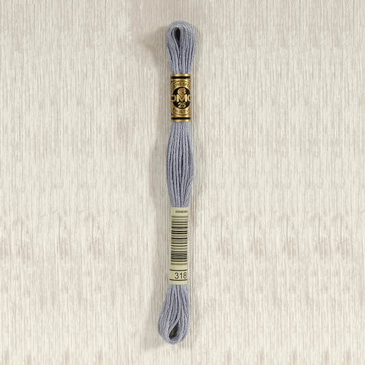 DMC 318 Light Steel Gray 6 Strand Embroidery Floss