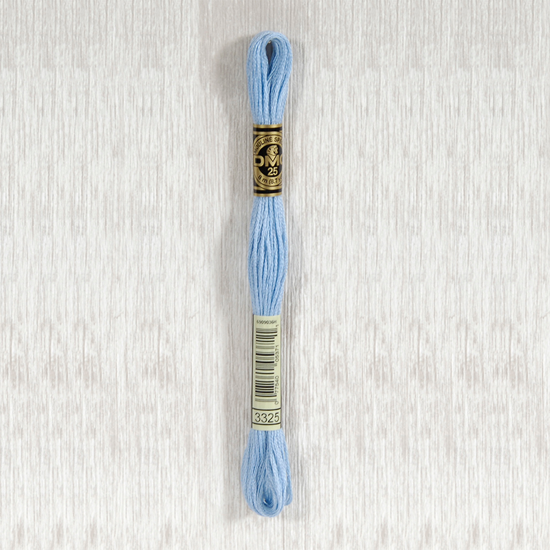 DMC 3325 Light Baby Blue 6 Strand Embroidery Floss