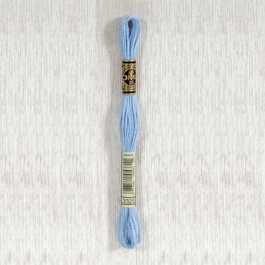 DMC 3325 Light Baby Blue 6 Strand Embroidery Floss