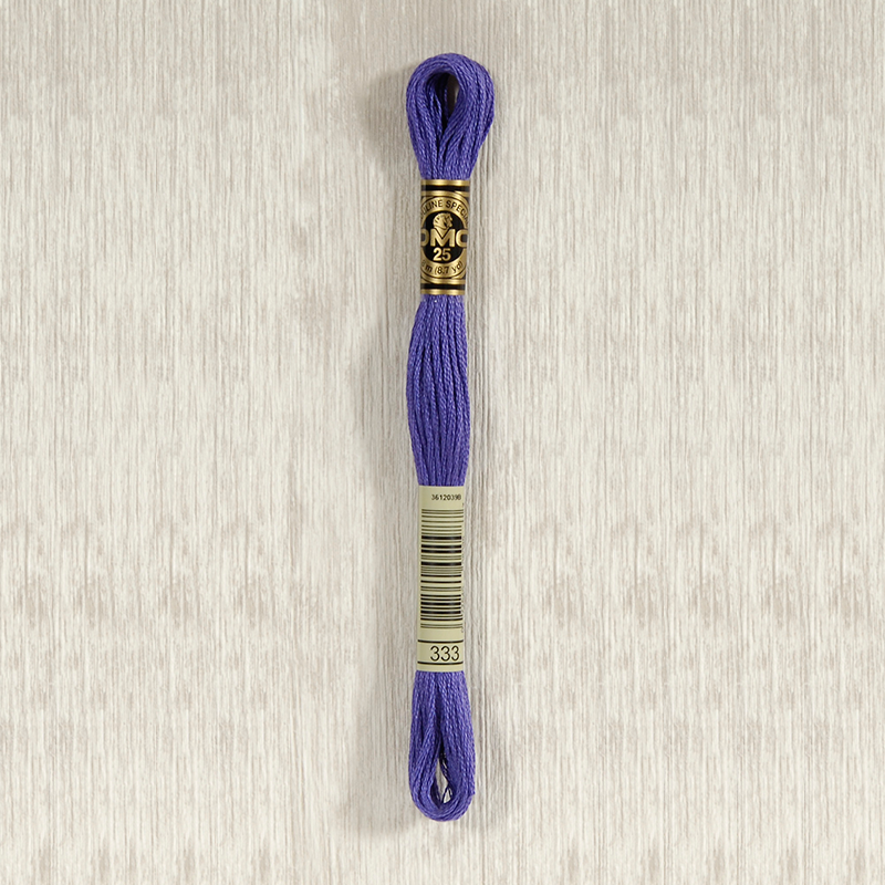 DMC 333 Very Dark Blue Violet 6 Strand Embroidery Floss