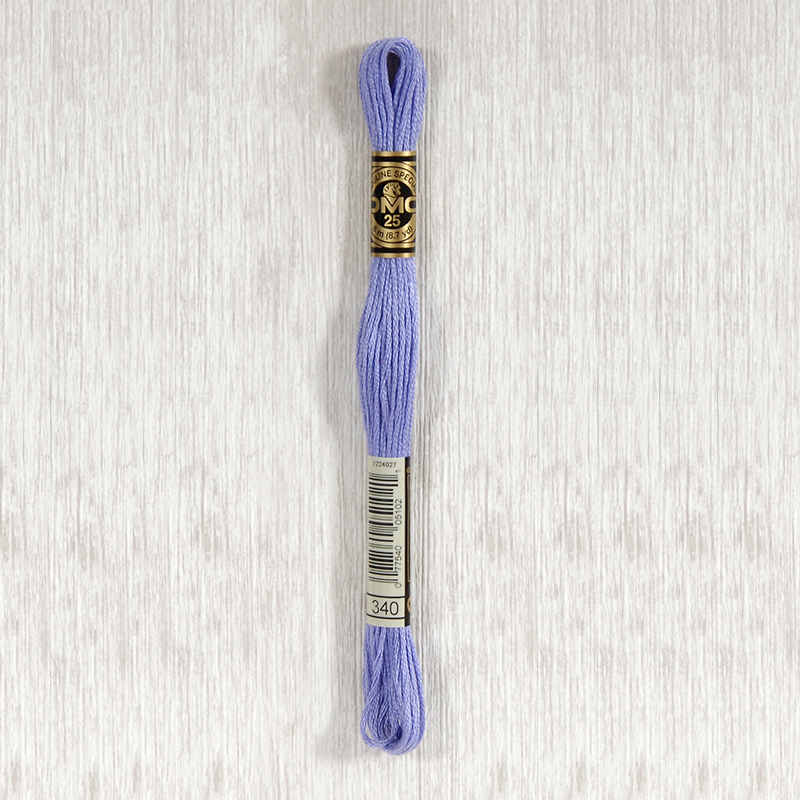 DMC 340 Medium Blue Violet 6 Strand Embroidery Floss