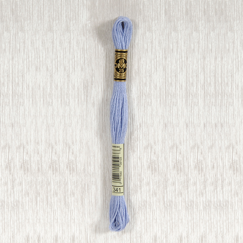 DMC 341 Light Blue Violet 6 Strand Embroidery Floss