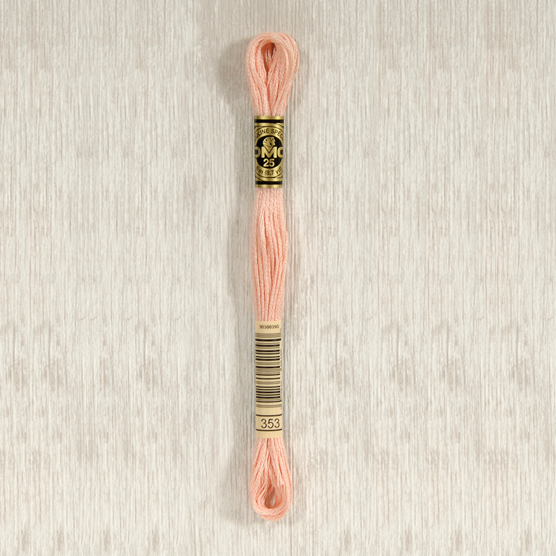 DMC 353 Peach 6 Strand Embroidery Floss