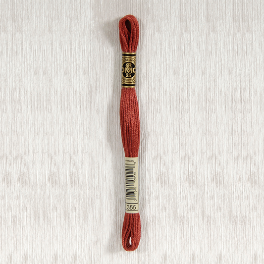 DMC 355 Dark Terra Cotta 6 Strand Embroidery Floss