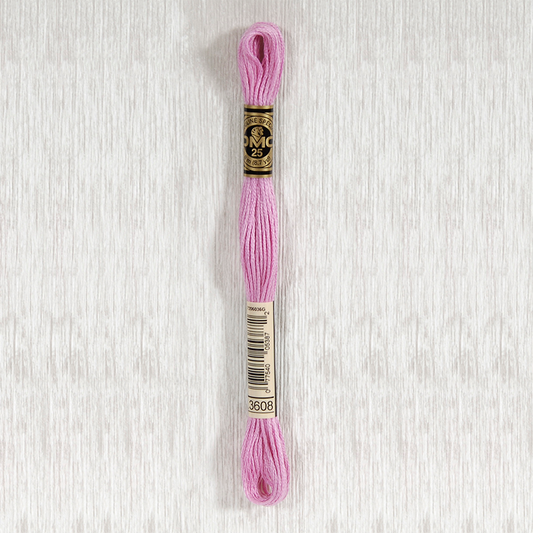 DMC 3608 Very Light Plum 6 Strand Embroidery Floss