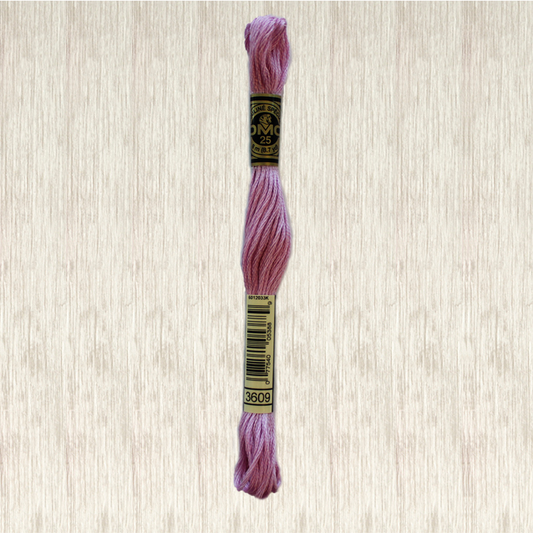 DMC 3609 Ultra Light Plum 6 Strand Embroidery Floss