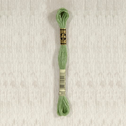 DMC 368 Light Pistachio Green 6 Strand Embroidery Floss