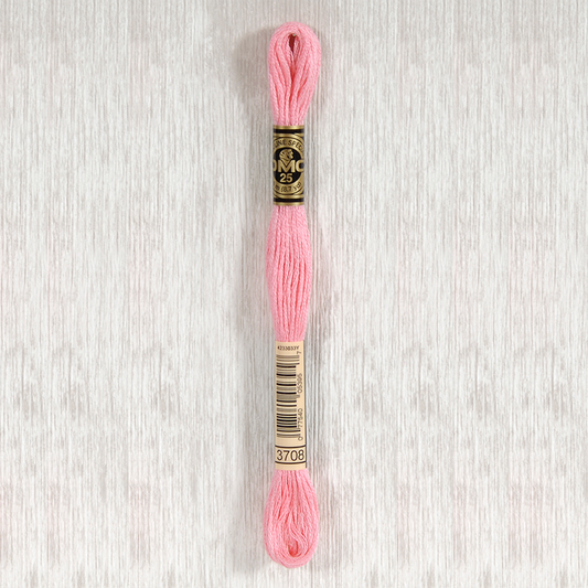 DMC 3708 Light Salmon 6 Strand Embroidery Floss