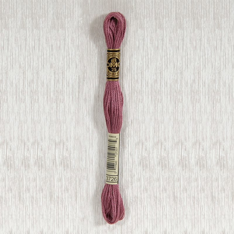 DMC 3726 Dark Antique Mauve 6 Strand Embroidery Floss