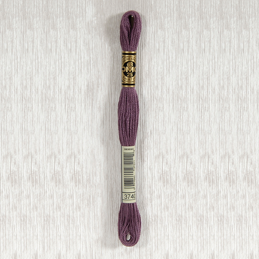 DMC 3740 Dark Antique Violet 6 Strand Embroidery Floss