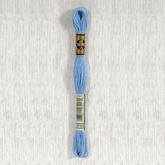 DMC 3755 Baby Blue 6 Strand Embroidery Floss