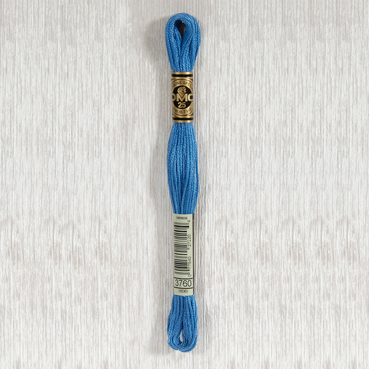 DMC 3760 Medium Wedgwood 6 Strand Embroidery Floss