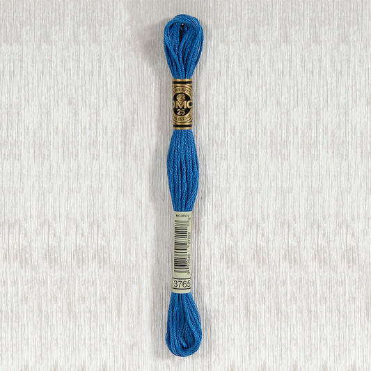 DMC 3765 Very Dark Peacock Blue 6 Strand Embroidery Floss