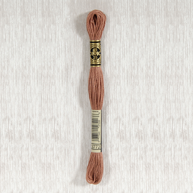 DMC 3772 Very Dark Desert Sand 6 Strand Embroidery Floss