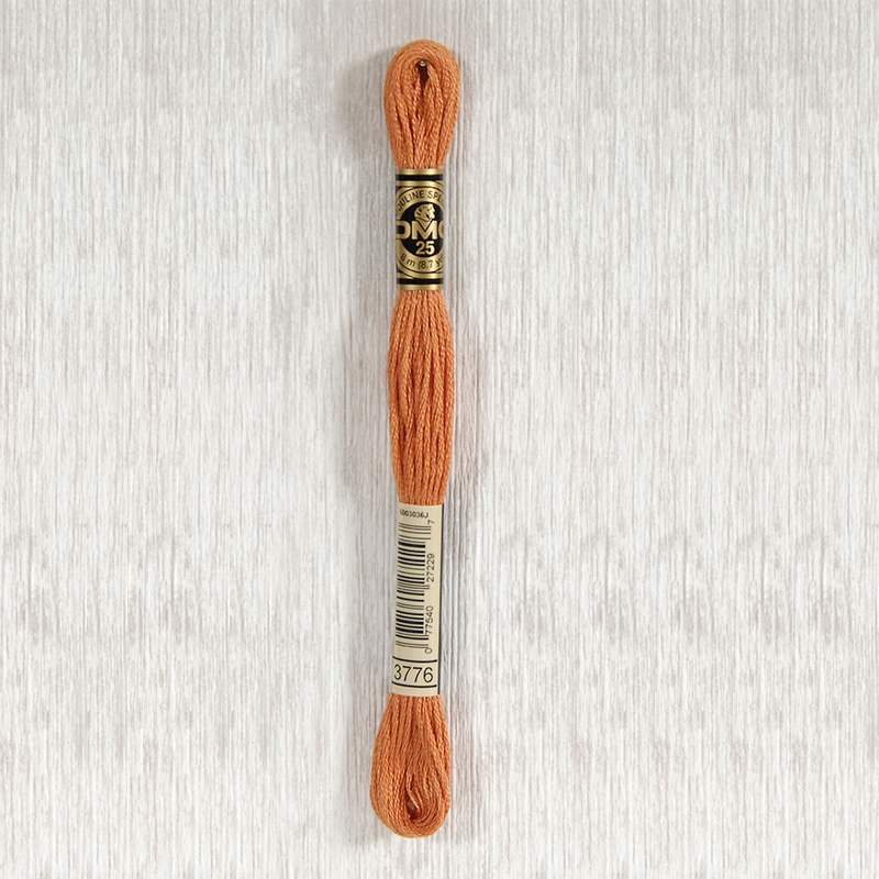 DMC 3776 Light Mahogany 6 Strand Embroidery Floss