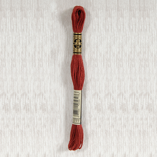 DMC 3777 Very Dark Terra Cotta 6 Strand Embroidery Floss