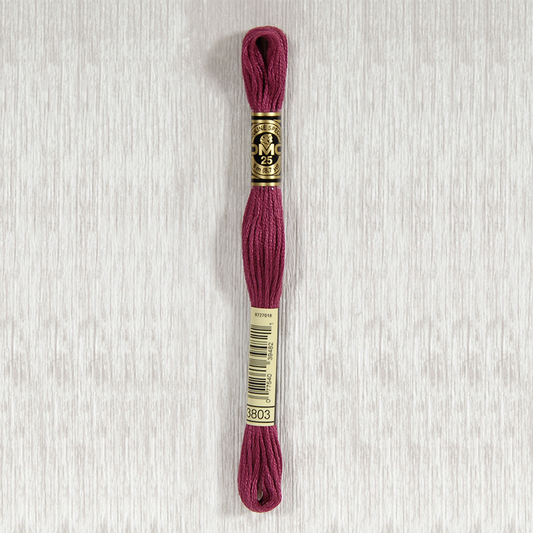 DMC 3803 Dark Mauve 6 Strand Embroidery Floss