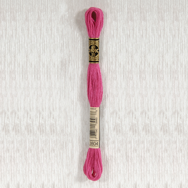 DMC 3804 Dark Cyclamen Pink 6 Strand Embroidery Floss