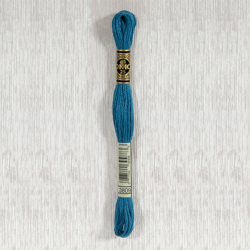 DMC 3809 Very Dark Turquoise 6 Strand Embroidery Floss