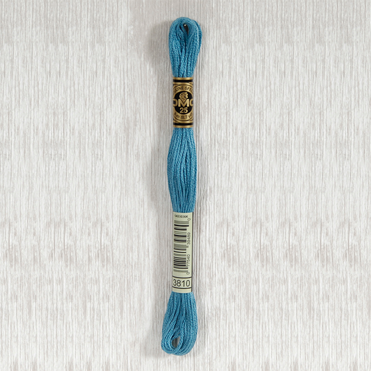 DMC 3810 Dark Turquoise 6 Strand Embroidery Floss