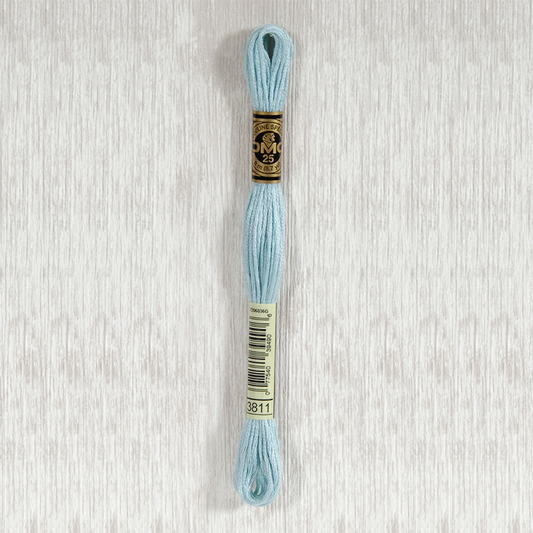 DMC 3811 Very Light Turquoise 6 Strand Embroidery Floss