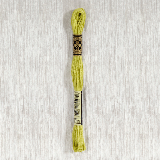 DMC 3819 Light Moss Green 6 Strand Embroidery Floss