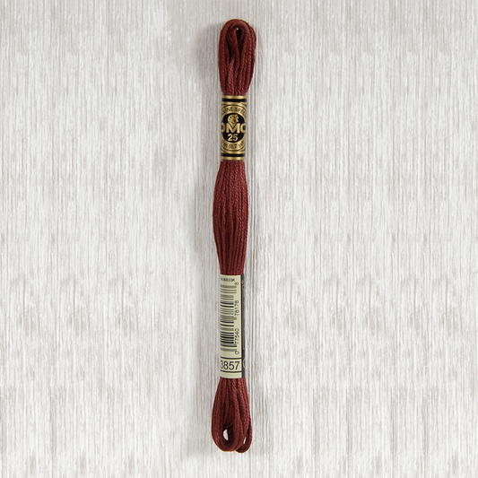 DMC 3857 Dark Rosewood 6 Strand Embroidery Floss