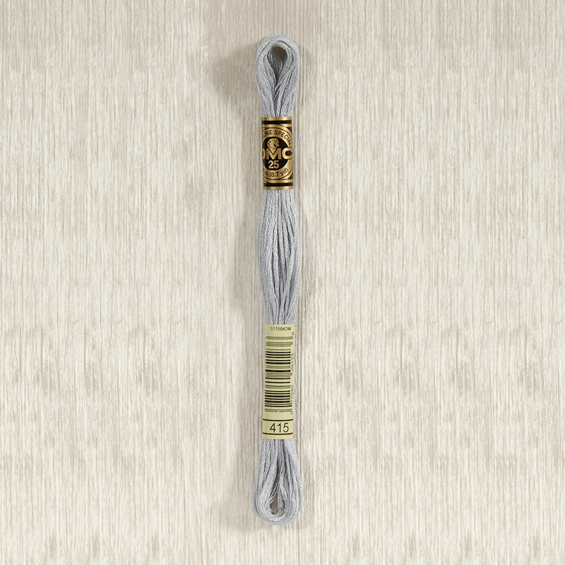 DMC 415 Pearl Gray 6 Strand Embroidery Floss