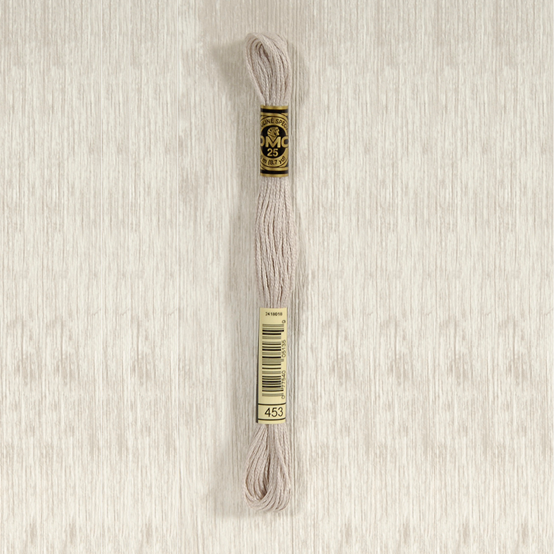 DMC 453 Light Shell Gray 6 Strand Embroidery Floss – The Rural Stitch Co