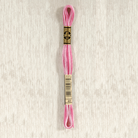 DMC 48 Variegated Baby Pink 6 Strand Embroidery Floss