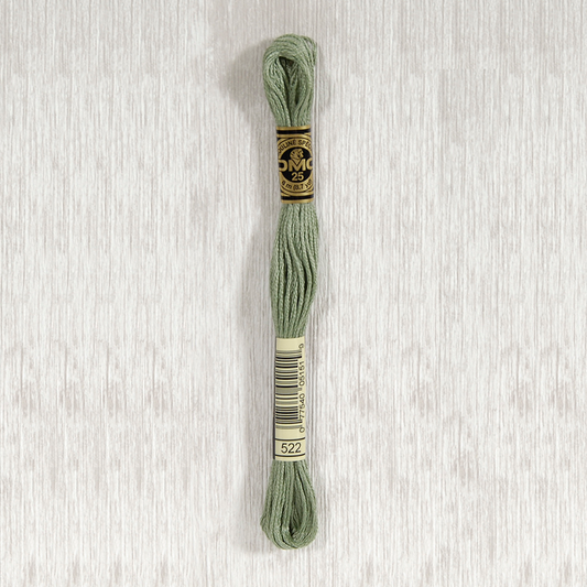 DMC 522  Fern Green 6 Strand Embroidery Floss