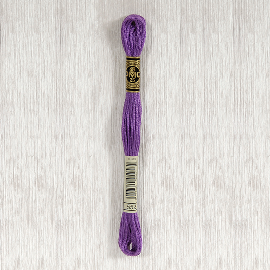 DMC 552  Medium Violet 6 Strand Embroidery Floss