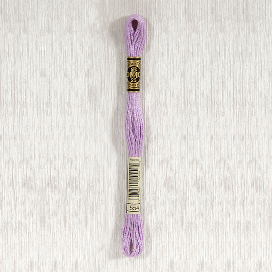 DMC 554  Light Violet 6 Strand Embroidery Floss