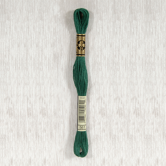 DMC 561  Very Dark Jade 6 Strand Embroidery Floss