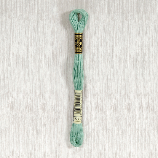 DMC 563  Light Jade 6 Strand Embroidery Floss