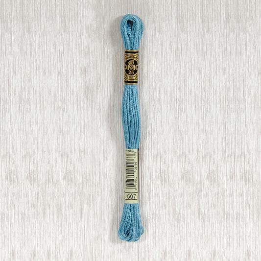 DMC 597 Turquoise 6 Strand Embroidery Floss