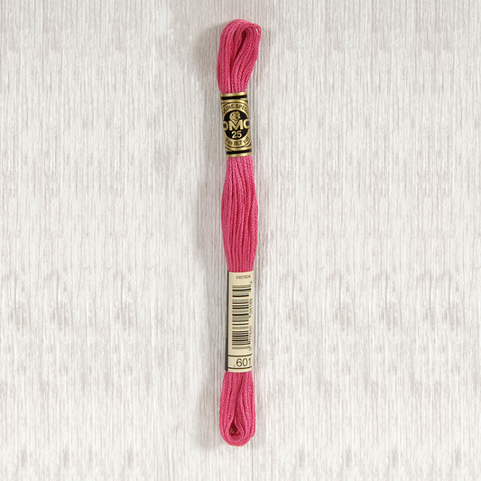 DMC 601 Dark Cranberry 6 Strand Embroidery Floss