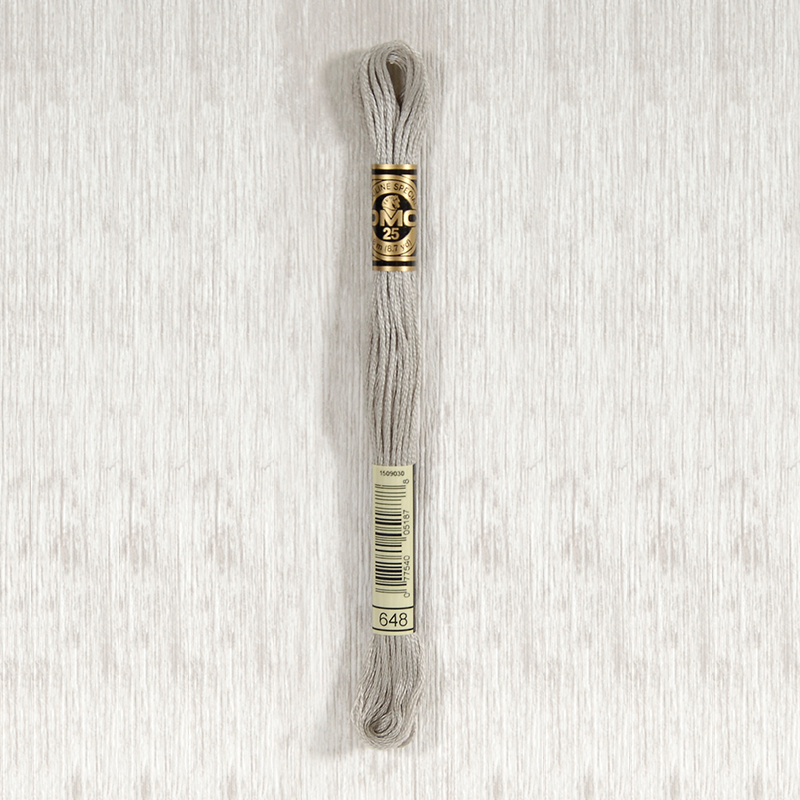 DMC 648 Light Beaver Gray 6 Strand Embroidery Floss