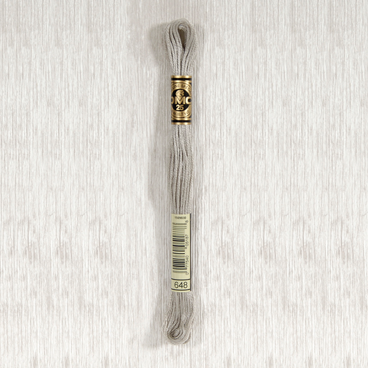 DMC 648 Light Beaver Gray 6 Strand Embroidery Floss