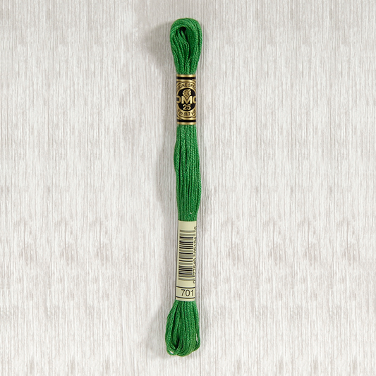 DMC 701 Light Green 6 Strand Embroidery Floss