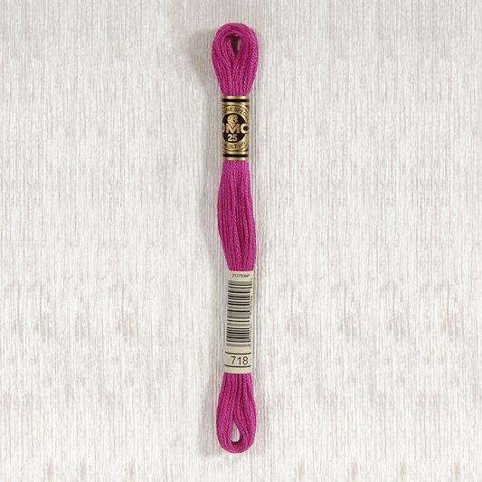 DMC 718 Plum 6 Strand Embroidery Floss