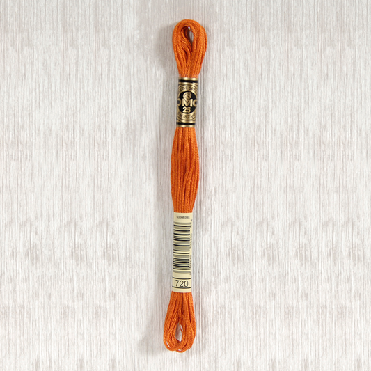 DMC 720 Dark Orange Spice 6 Strand Embroidery Floss