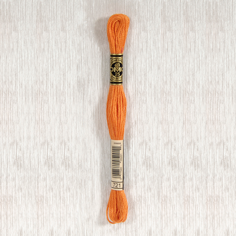 DMC 721 Medium Orange Spice 6 Strand Embroidery Floss