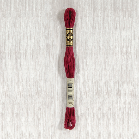 DMC 777 Very Dark Raspberry 6 Strand Embroidery Floss