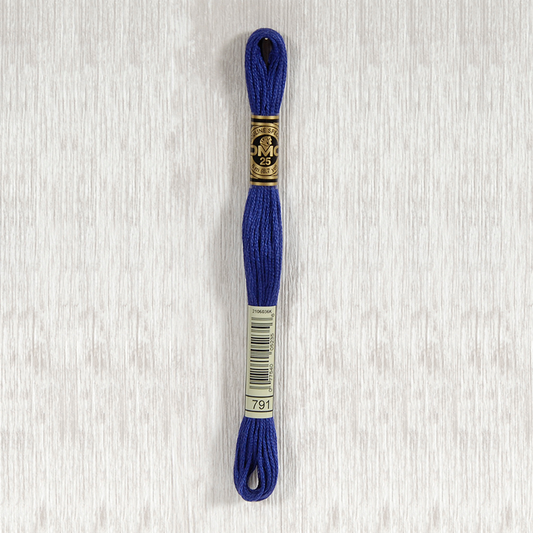 DMC 791 Very Dark Cornflower Blue 6 Strand Embroidery Floss