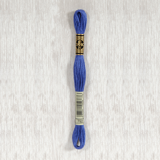 DMC 792 Dark Cornflower Blue 6 Strand Embroidery Floss