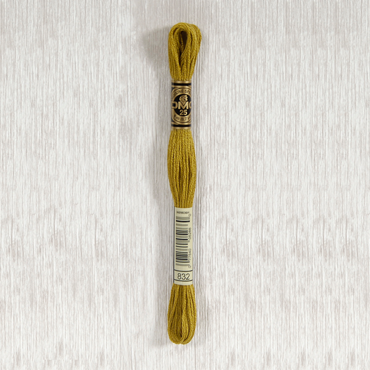 DMC 832 Golden Olive 6 Strand Embroidery Floss