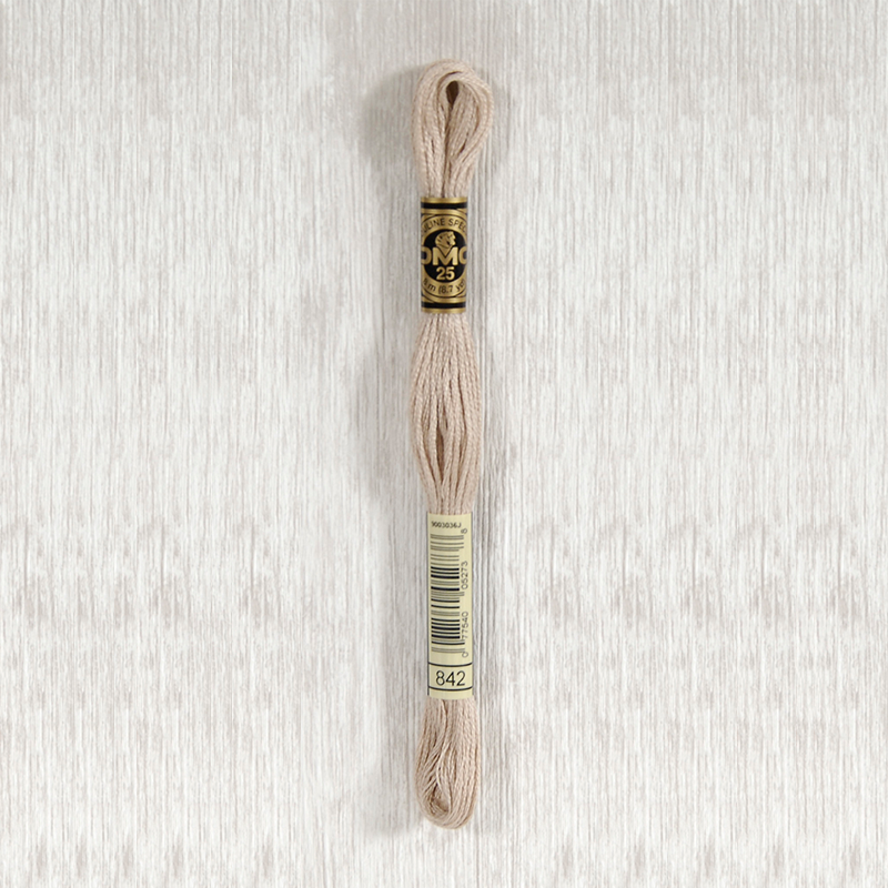 DMC 841 Light Beige Brown 6 Strand Embroidery Floss